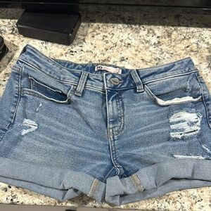Women's Blue Denim Shorts